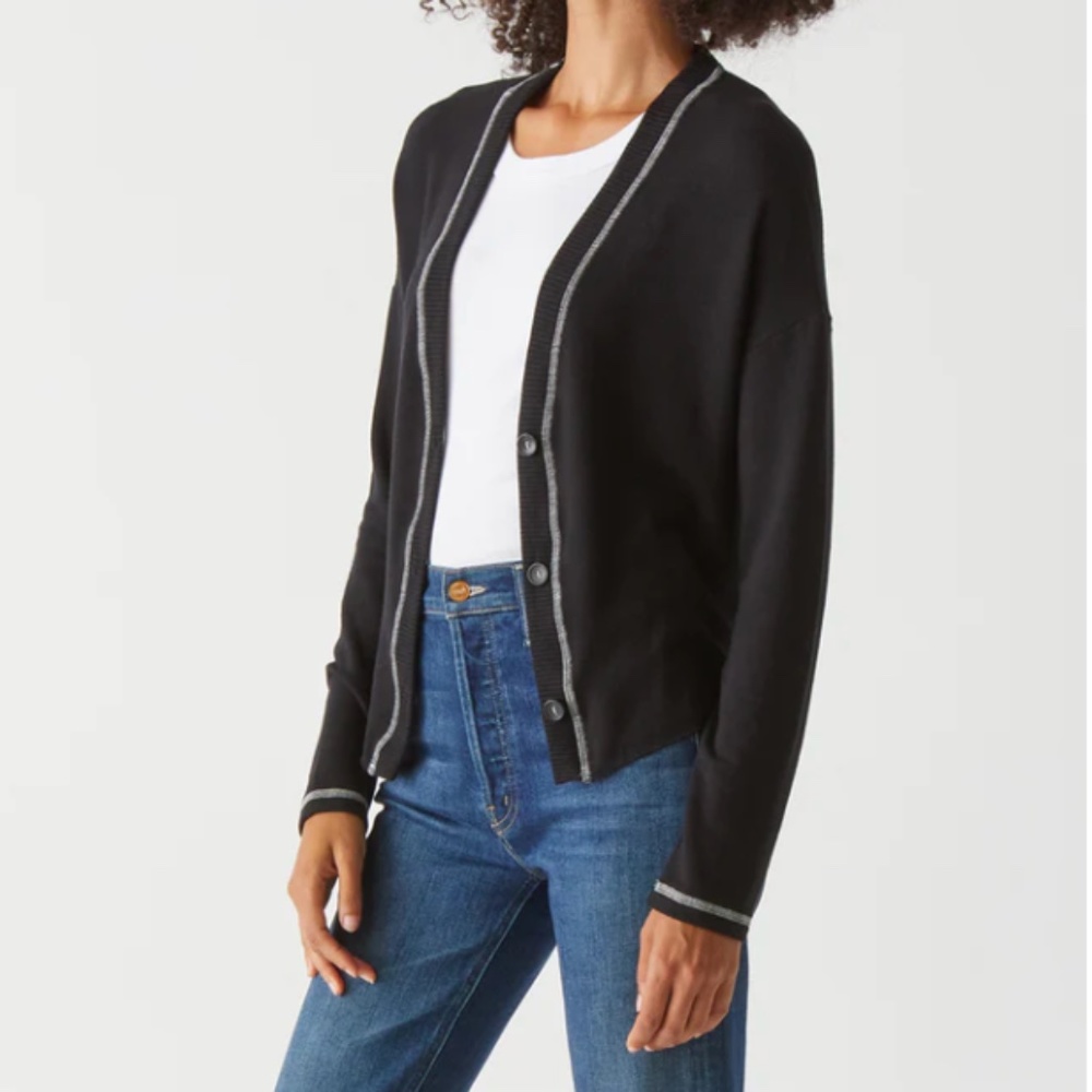 Michael Stars Noah Cardigan with stitching